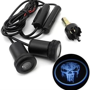 2 Universal car door Punisher lights
